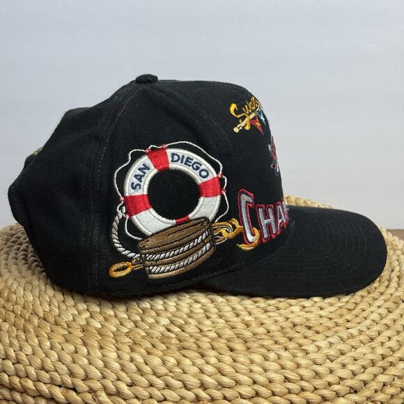 NWOT Vintage 1998 XXXII Superbowl Champs Denver Broncos Snapback Hat 90s - Picture 3 of 8